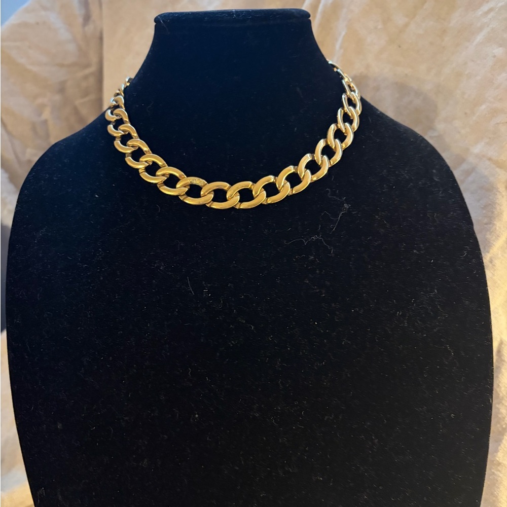 Monet Gold-Tone Chain Necklace